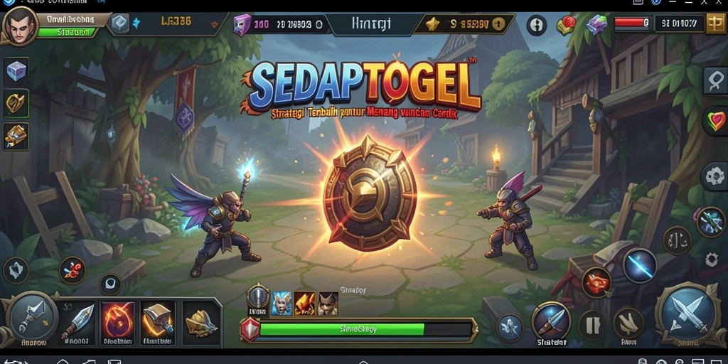 Antarmuka permainan SEDAPTOGEL yang menampilkan strategi seru.